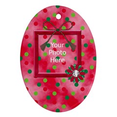 Merry and Bright Ornament Oval 101 - Ornament (Oval)