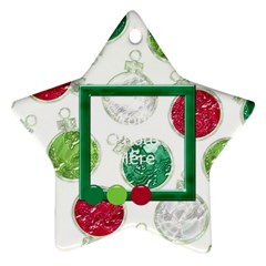 Merry and Bright Star Ornament - Ornament (Star)