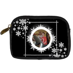Midnight snowstorm camera case 2 - Digital Camera Leather Case