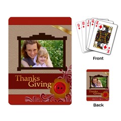 thanks giving - Playing Cards Single Design (Rectangle)