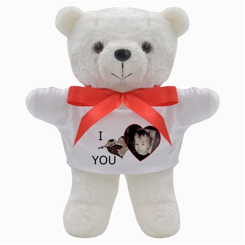 I Heart You Valentine Bear By Sheena Front