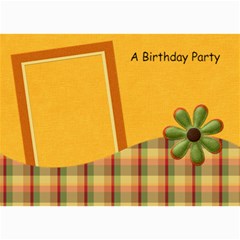 Tangerine Breeze Birthday Card 2 - 5  x 7  Photo Cards