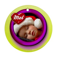 Mel heart  -  Ornament - Ornament (Round)