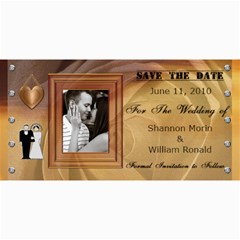 Wedding Save The Date Cards #4 - 4  x 8  Photo Cards
