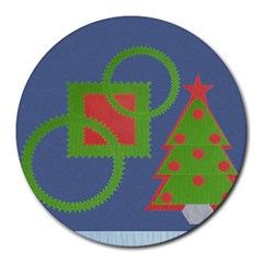 Christmas tree 1 - Round Mousepad