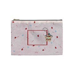 With love - pink - Cosmetic Bag (Medium)