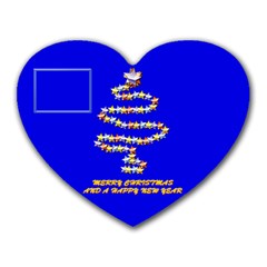 Merry Christmas - Heart Mousepad