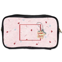 with Love - pink - Toiletries Bag (Two Sides)