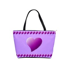 Purple hearts bag - Classic Shoulder Handbag