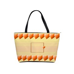 Orange hearts bag - Classic Shoulder Handbag
