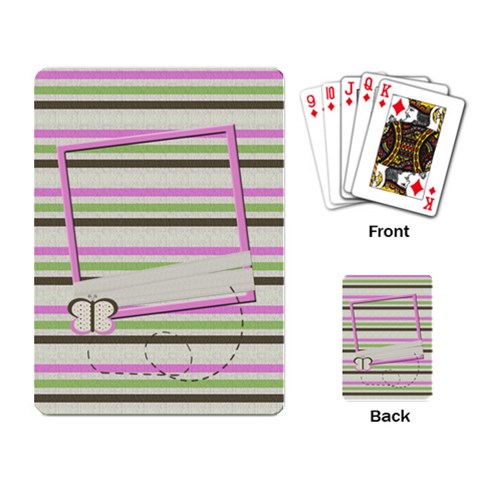 Little Princess Playing Cards (single Side) By Chelsea Winsor Back
