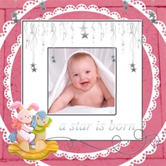 Catvinnat s Baby Girl Scrapbook Pages 12 x 12 - ScrapBook Page 12  x 12 