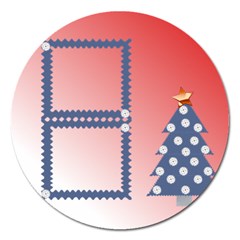 Christmas tree - Magnet 5  (Round)