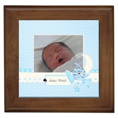 Framed Tile- Precious Baby Boy