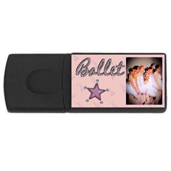 ballet usb - USB Flash Drive Rectangular (4 GB)