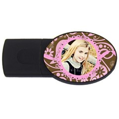 pink chocolate usb - USB Flash Drive Oval (4 GB)