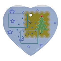 Christmas tree - heart ornament - Ornament (Heart)