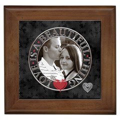 Love is a Beautiful Thing Framed Tile