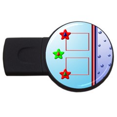 Christmas Baby - 2gb usb - USB Flash Drive Round (2 GB)