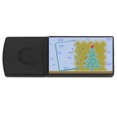 Christmas tree - 4gb usb - USB Flash Drive Rectangular (4 GB)