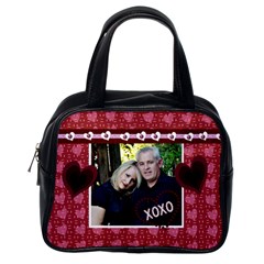hugs & kisses bag - Classic Handbag (One Side)