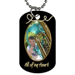 All of my Heart Liquid Gold Dog Tag - Dog Tag (Two Sides)