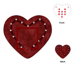 Love Heart Shaped Playing Cards 1 - Playing Cards Single Design (Heart)
