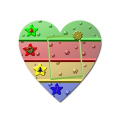 Christmas Baby magnet - Magnet (Heart)