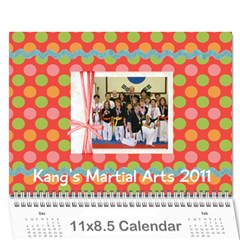 kangs 2011 - Wall Calendar 11  x 8.5  (12-Months)