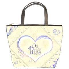 Old New Borrowed Blue Bridal Bucket Bag