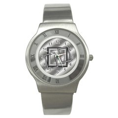 Grey sports watch - Stainless Steel Watch