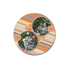My Flowers magnet - Magnet 3  (Round)
