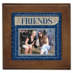 Best Friends Framed Tile