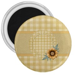 Quilted 3 inch magnet 1 - 3  Magnet