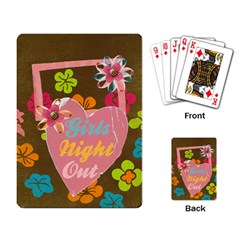 Girls Night Out-playing cards - Playing Cards Single Design (Rectangle)