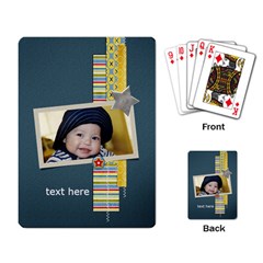Playing Cards Single Design- Star1 - Playing Cards Single Design (Rectangle)