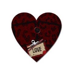 Love Heart Magnet 1 - Magnet (Heart)