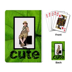 Jungle Cute playing Cards - Playing Cards Single Design (Rectangle)