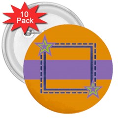 Little Star buttons - 3  Button (10 pack)