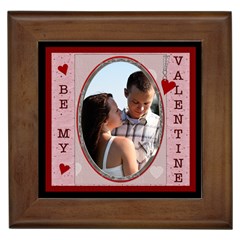 Be My Valentine Framed Tile