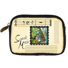 Sweet Music camera case - Digital Camera Leather Case