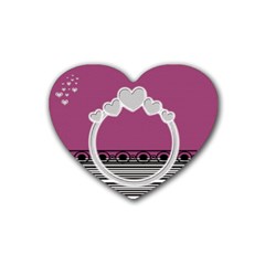 Heart U coaster - Rubber Coaster (Heart)