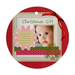 christmas baby - Ornament (Round)