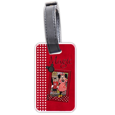 Mrs  Mouse Luggage Tag  By Barbara Ryan Front