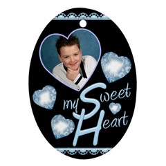 My Sweet Heart Oval ornament - Ornament (Oval)