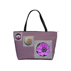 lilac and silver classic shoulder bag - Classic Shoulder Handbag