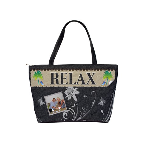 Relaxing Vacation Classic Shoulder Handbag By Lil Back