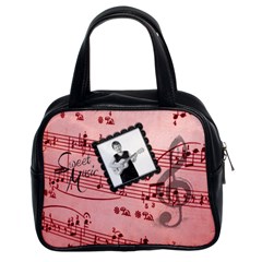 Sweet Music Double sided classic handbag - Classic Handbag (Two Sides)