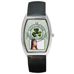 Luck O  The Irish Barrel Style Metal Watch