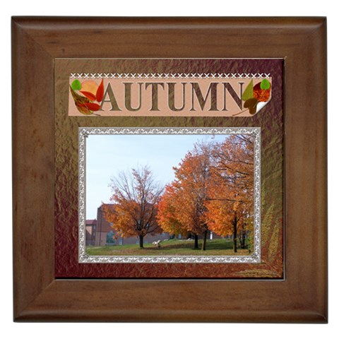 Autumn Framed Tile By Lil Front